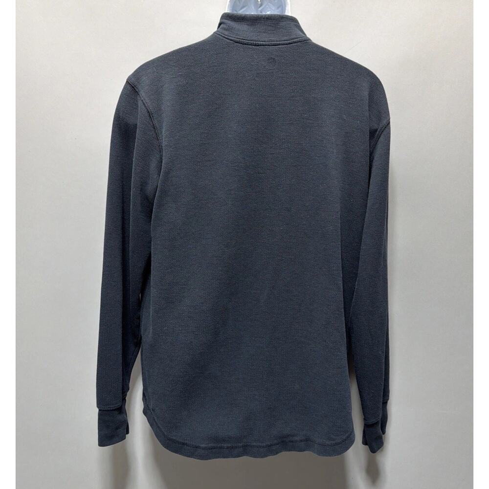 Carhartt Relaxed Fit Quarter Zip Pullover Men’s Large Gray Workwear Sweatshirt - Picture 3 of 7
